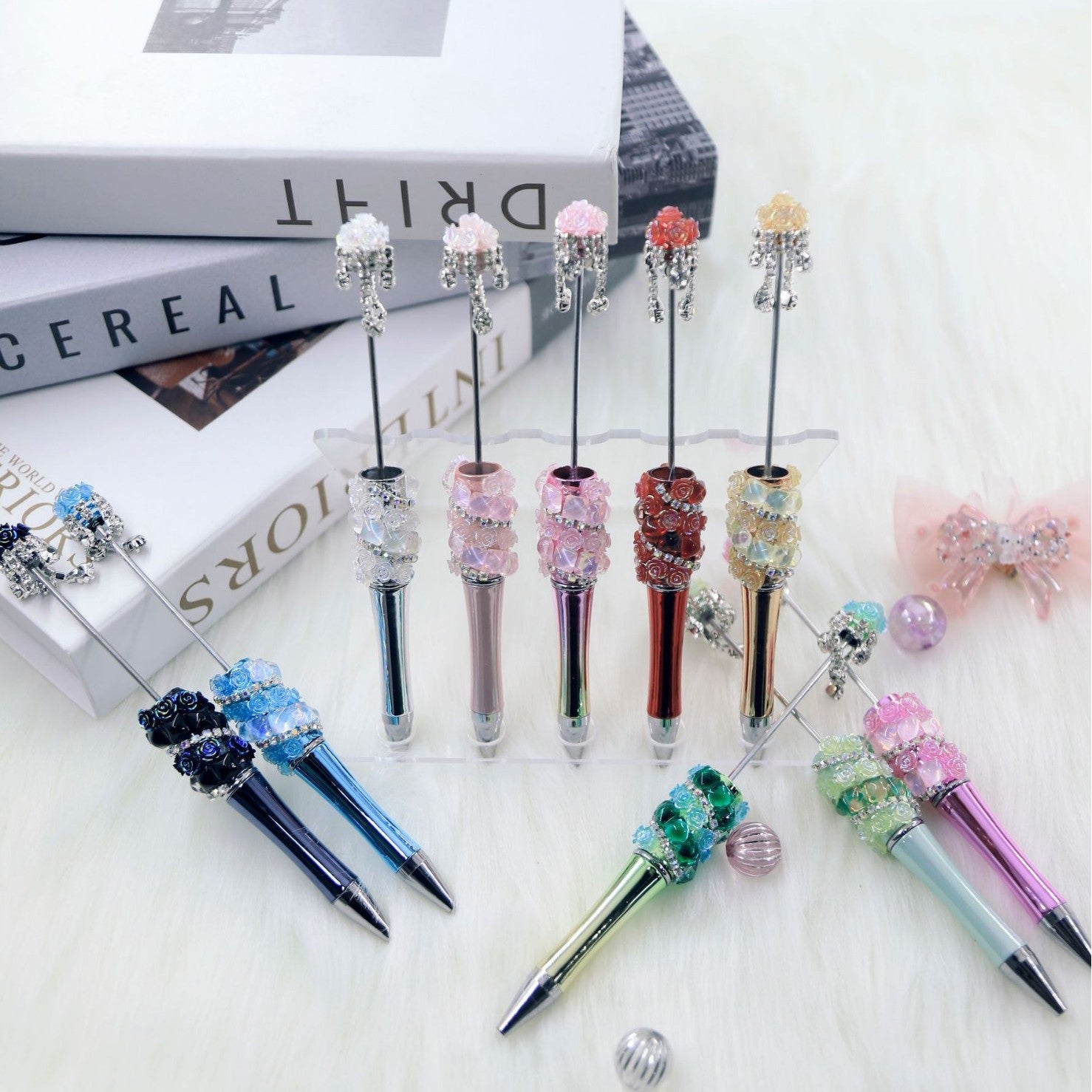 Wholesale DIY flower diamond bead pen